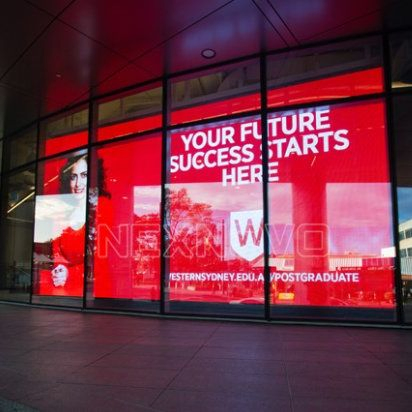 Video Display 3.91-7.81 500X1000mm Transparent LED Display Included Transparent LED Video Wall