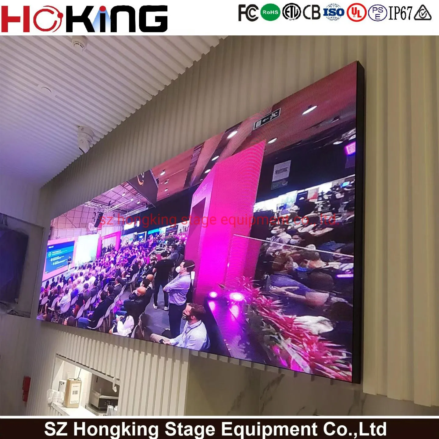 Fine Pixel Pitch Indoor LED Display P0.93 P1.25 P1.56 COB Technology Indoor LED Display