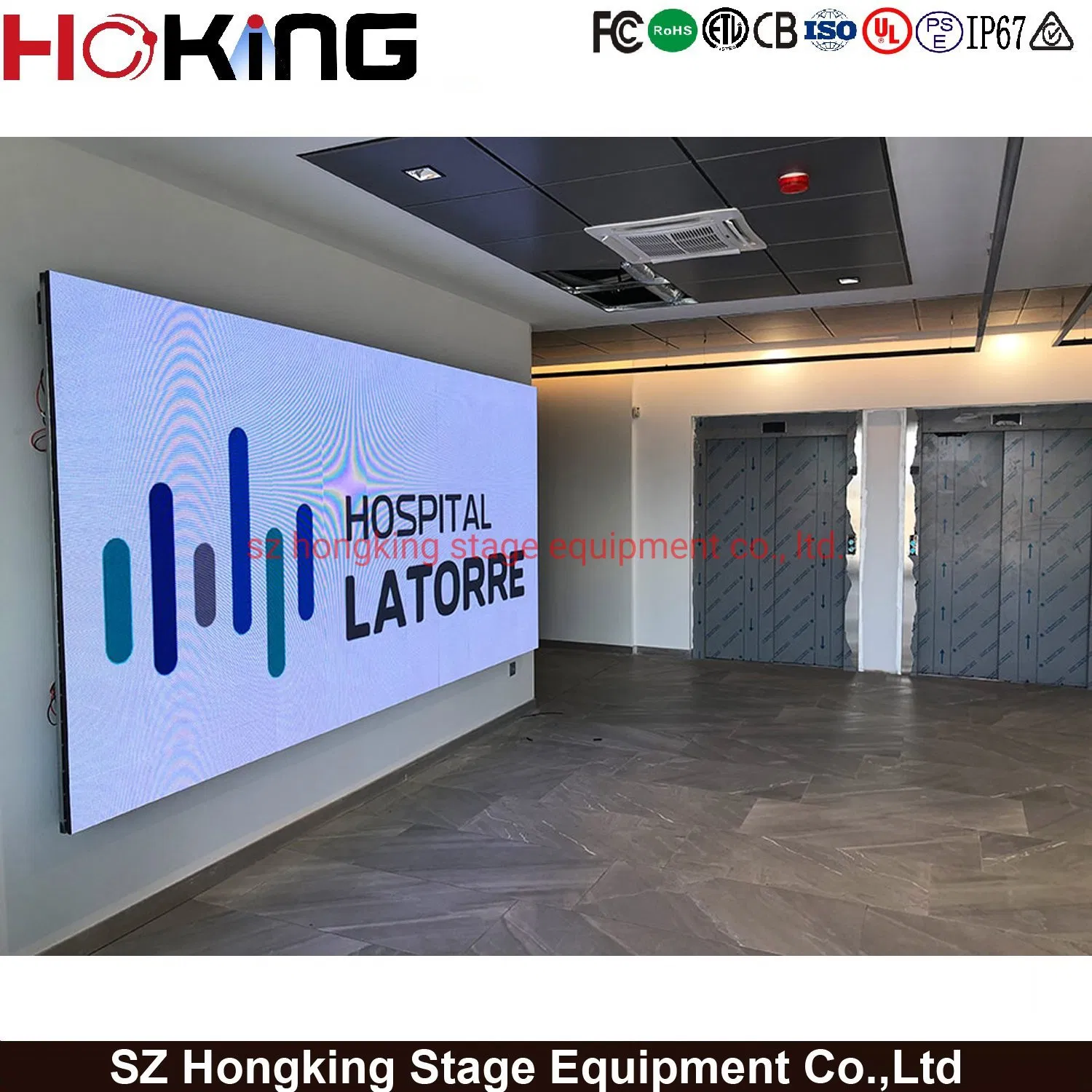 Fine Pixel Pitch Indoor LED Display P0.93 P1.25 P1.56 COB Technology Indoor LED Display