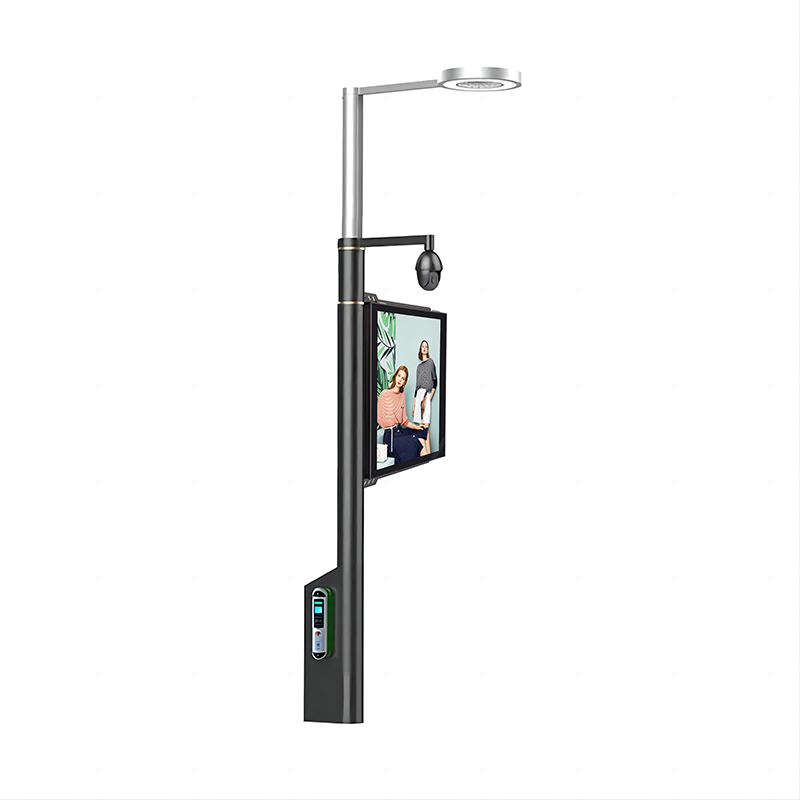 High Brightness Smart City Digital Signage Display IP65 Waterproof Outdoor Street Pole Advertising LED Screen