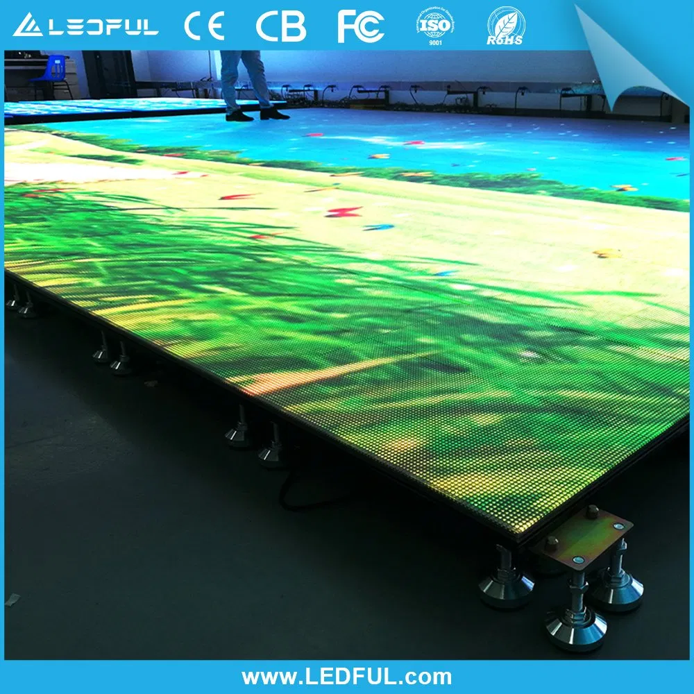 Indoor Outdoor Interactive Multifunction P2.976 P3.91 P4.81 P6.25 LED Dance Floor Screen Display