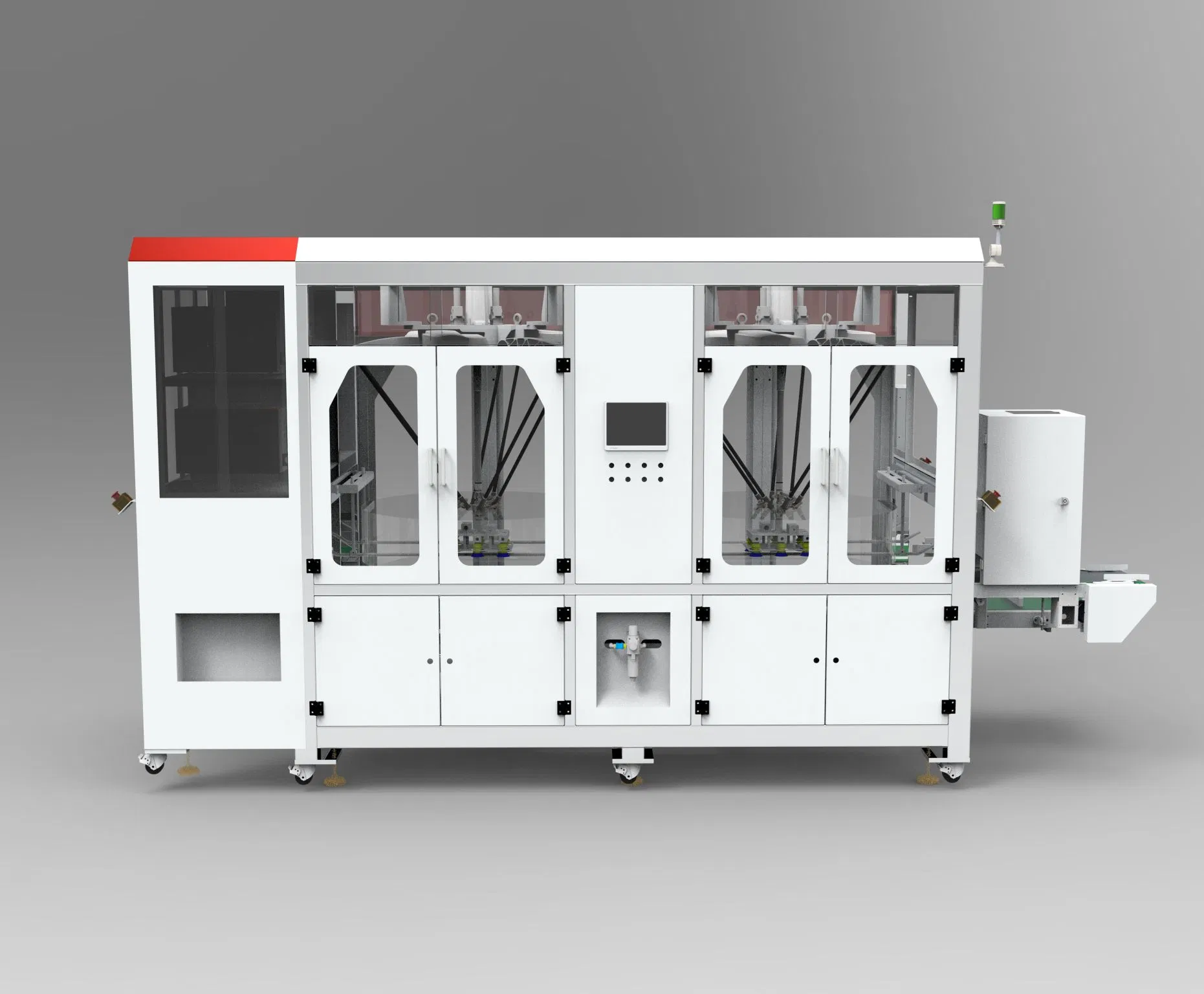 Flexible Automation Case Packer Delta Robot Case Packing Machine for End-of-Line Packaging Line
