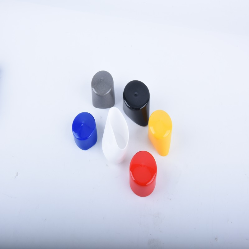1, 2, 3, 4, 5, 6, 7, 8, 9, 10 Inch Protective Round Vinyl Dust Cap Flexible Rubber Tube Stud Bolt Thread Cap PVC End Cap for Pipe