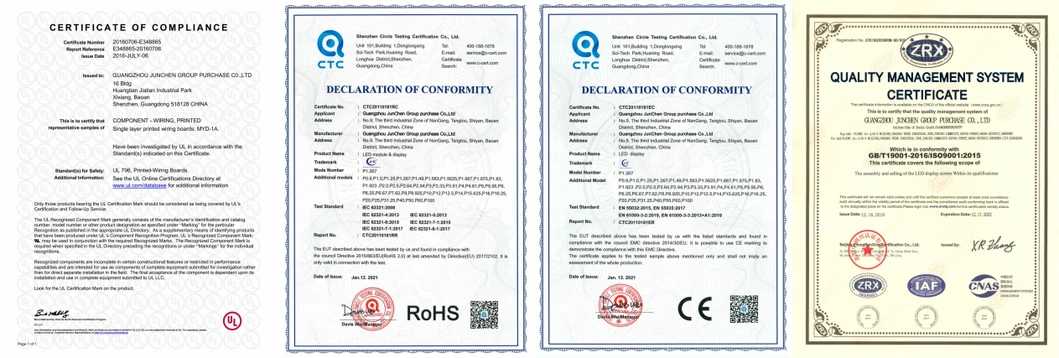 Product Certifications