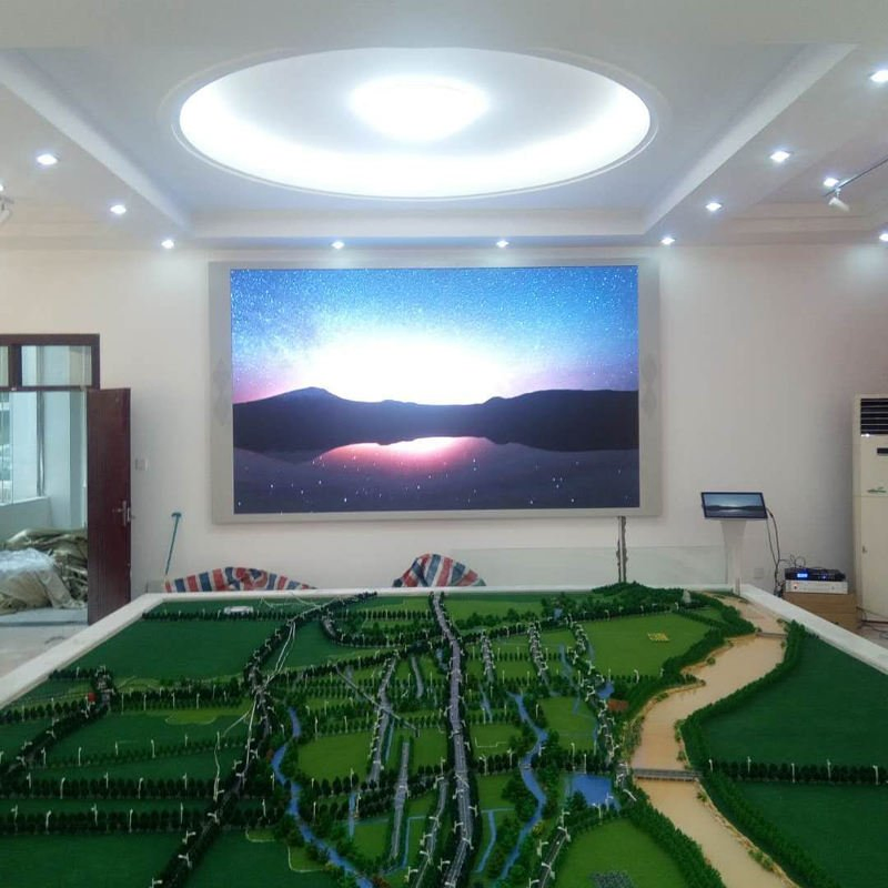 P0.9 P1.2 P1.5 HD COB Fine Flip-Chip Indoor 4K/8K HD Full Color Small Pixel Pitch LED Video Wall LED Display