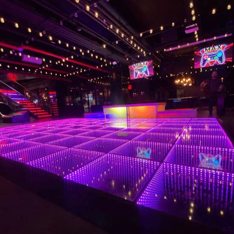 3D Effect LED Dance Floor Magnetic Panel Pista De Baile LED Projection Lights Display