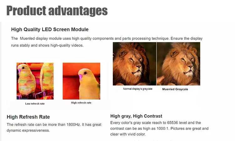 Fine Pixel Pitch Detail