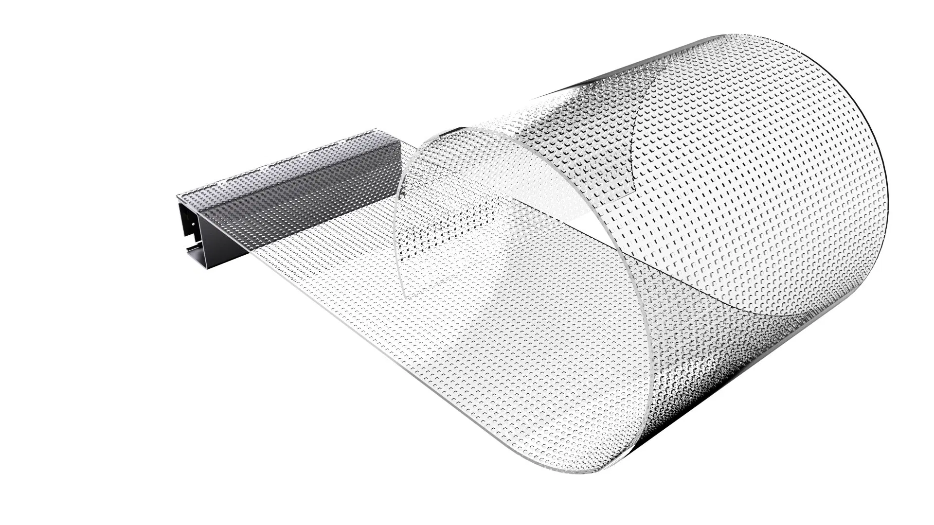 Ultra-Thin Glass Window LED Flexible 3D Display Transparent LED Film Display