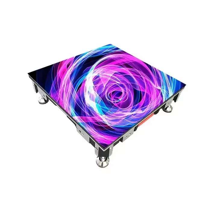 500X500mm Interactive LED Dance Floor Panels Stage Rental Display P3.91 Indoor Outdoor LED Floor Tile Screen