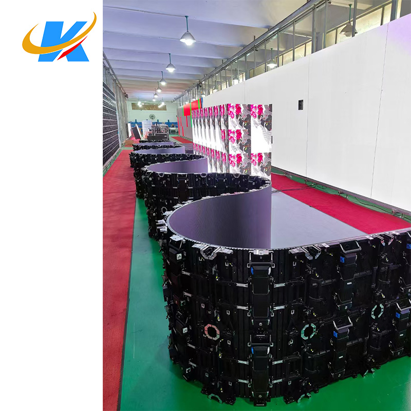 Commercial Equipment &amp; Machinery Digital Signage P1.953 Soft Bendable LED Display