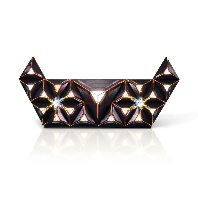 Creative Cool RGB Cube Style Video Display DJ Desk 3D Effect Full Color LED DJ Booth Stand for Night Pub Club