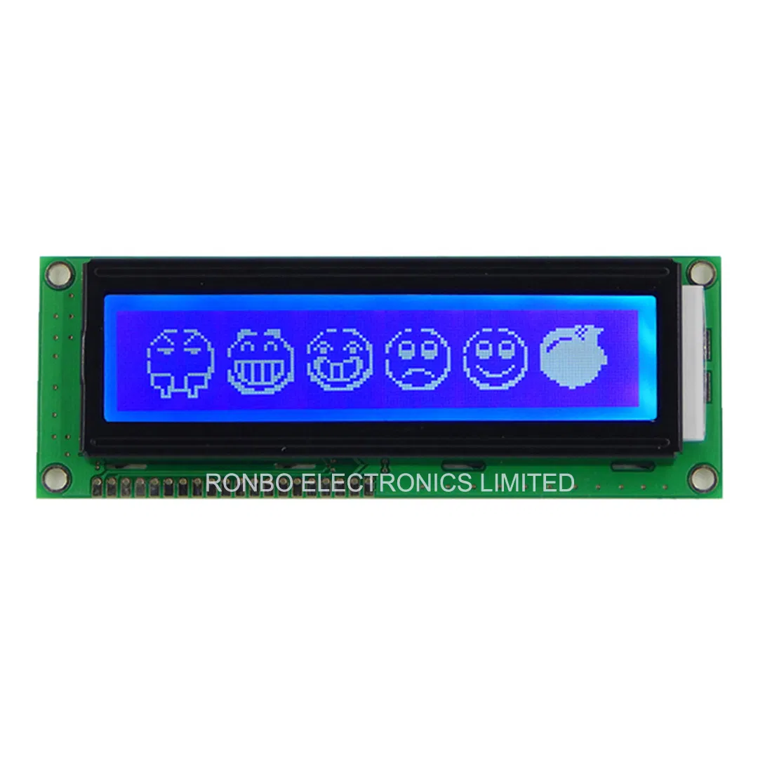 160 * 32 Graphic LCD Module Stn Blue Negative COB LCD Display with LED Backlight