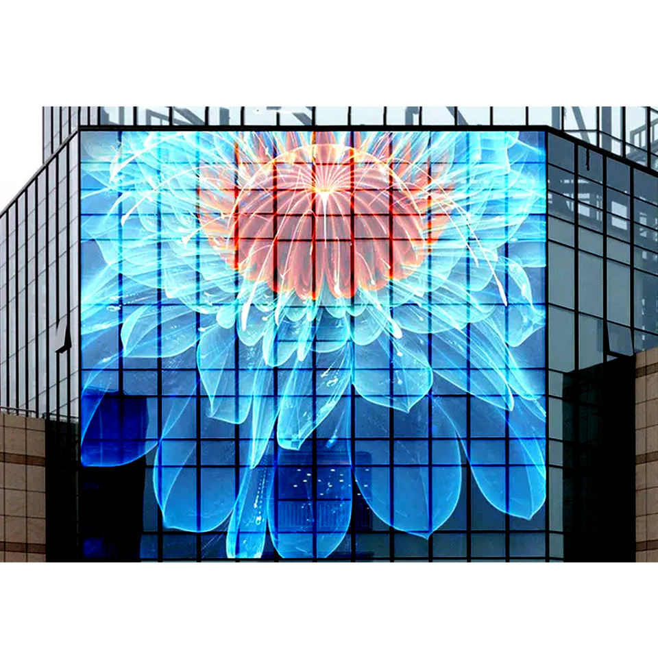 Indoor Ultra-Thin and Light Film Transparent Window Glass LED Wall Panel Display