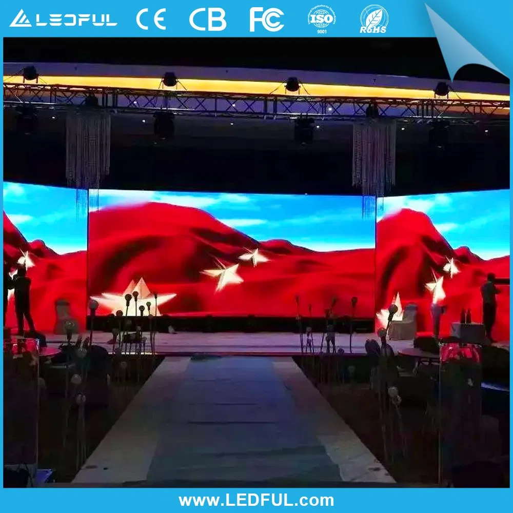 P2.604 P2.976 P3.91 Indoor LED Die-Cast Aluminum Cabinet Video Wall Ledwall Stage Rental LED Display Screen for Concert