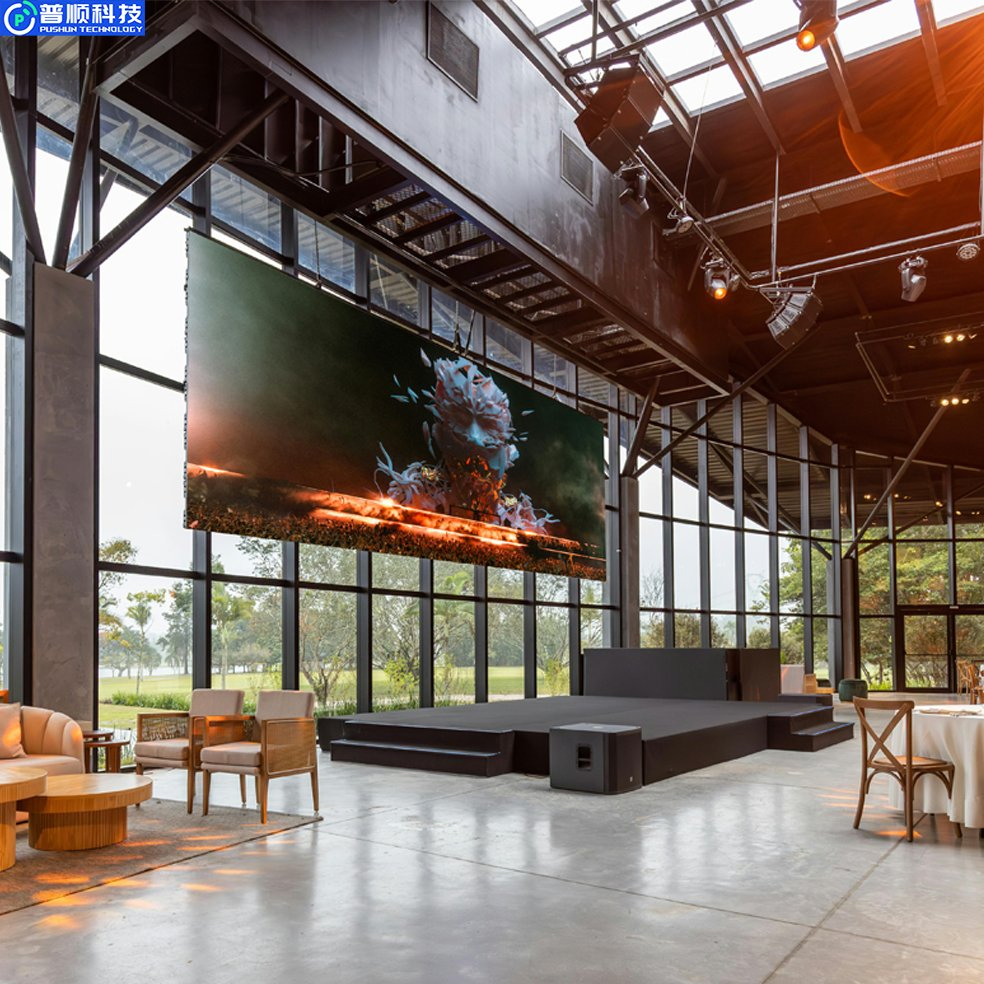 Pushunled Indoor LED Display Small Pitch P1.53 Full Color LED Screen Pantalla