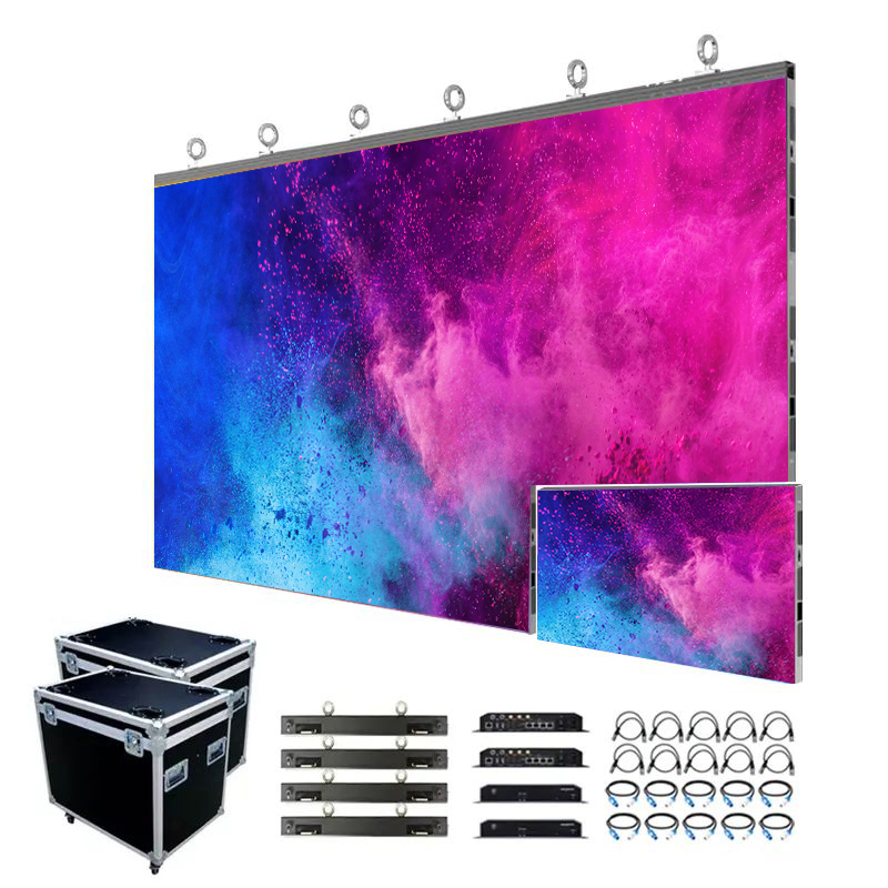 Shenzhen Wholesale Indoor Outdoor 500X500m LED Panel Outdoor Rental LED Display for Stage Background