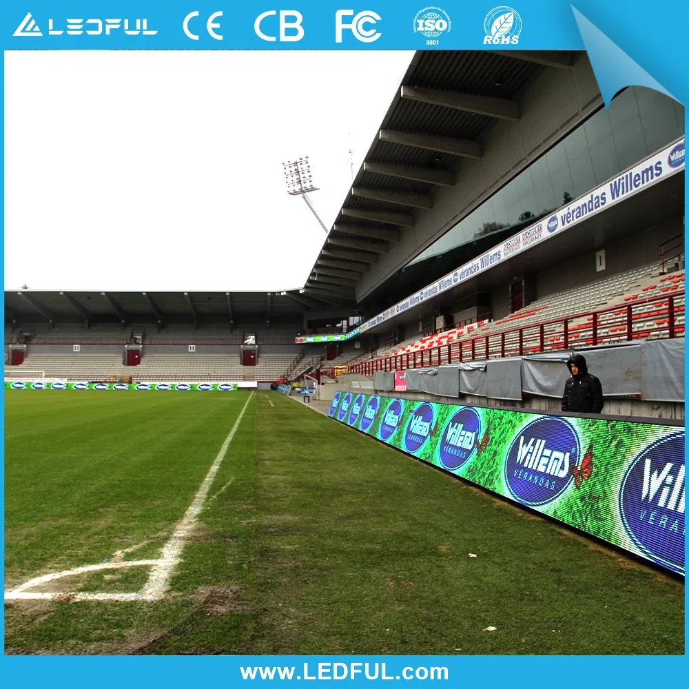 Large Sport Stadium LED Board Soccer Match Advertising Video LED Screen P8 P10 P16 Perimeter LED Display