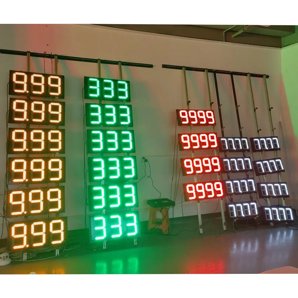 Customized LED Digital Signage and Displays for Oil Price Screen Gas Station Petrol Price LED Display