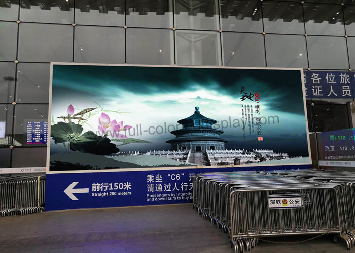12.8kg Curved LED Display Hire, LED Rental Screen Easy Maintenance Poster Flexible Transparent Panel Video Wall Screen