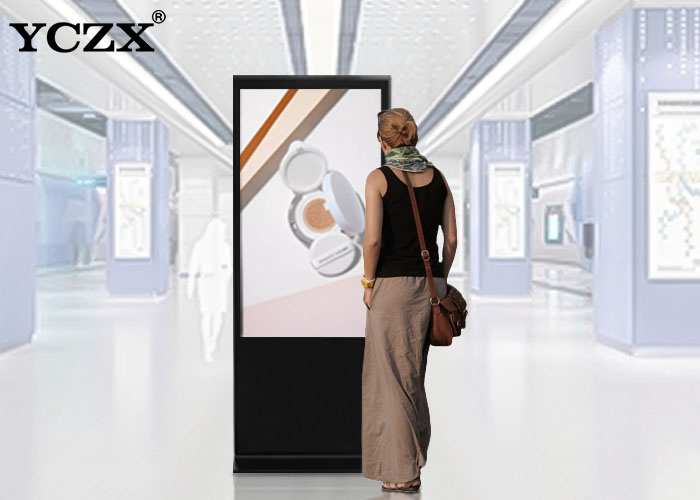 43 Inch Floor Standing Digital Signage Kiosk Touch Screen LED Display