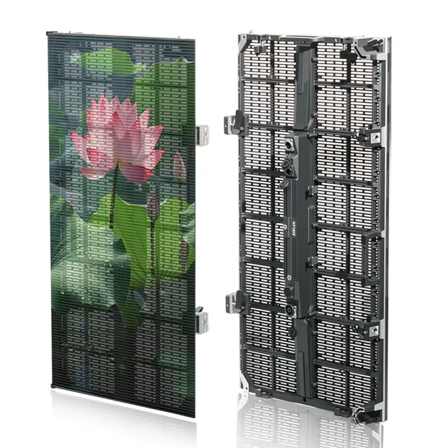 Curtain Transparent Mesh Film LED P4.81 Screen