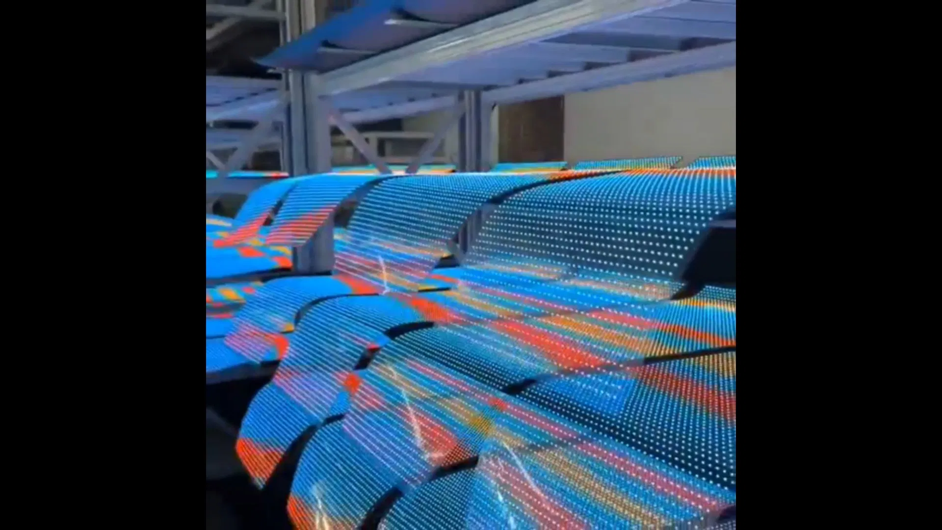 Flexible Transparent LED Film Display TV Screen for Railway Station Glass Window