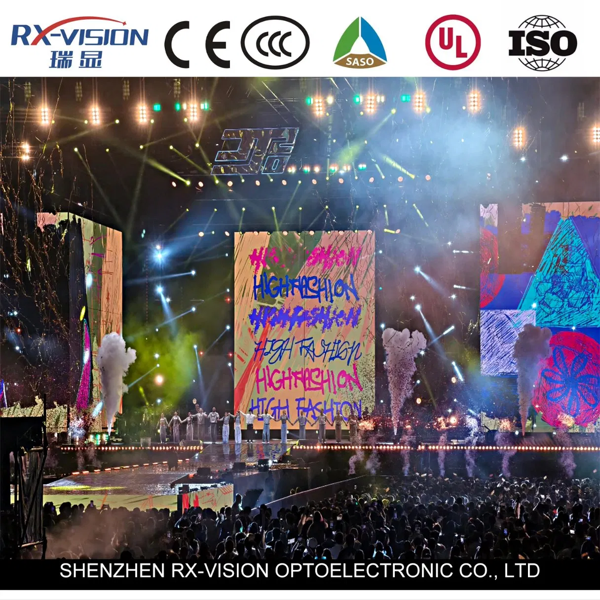 P2.97 P3.91 P4.81 500*1000 Indoor Rental LED Display High Refresh Stage Background LED Display Big Screen Digital Signage and Displays