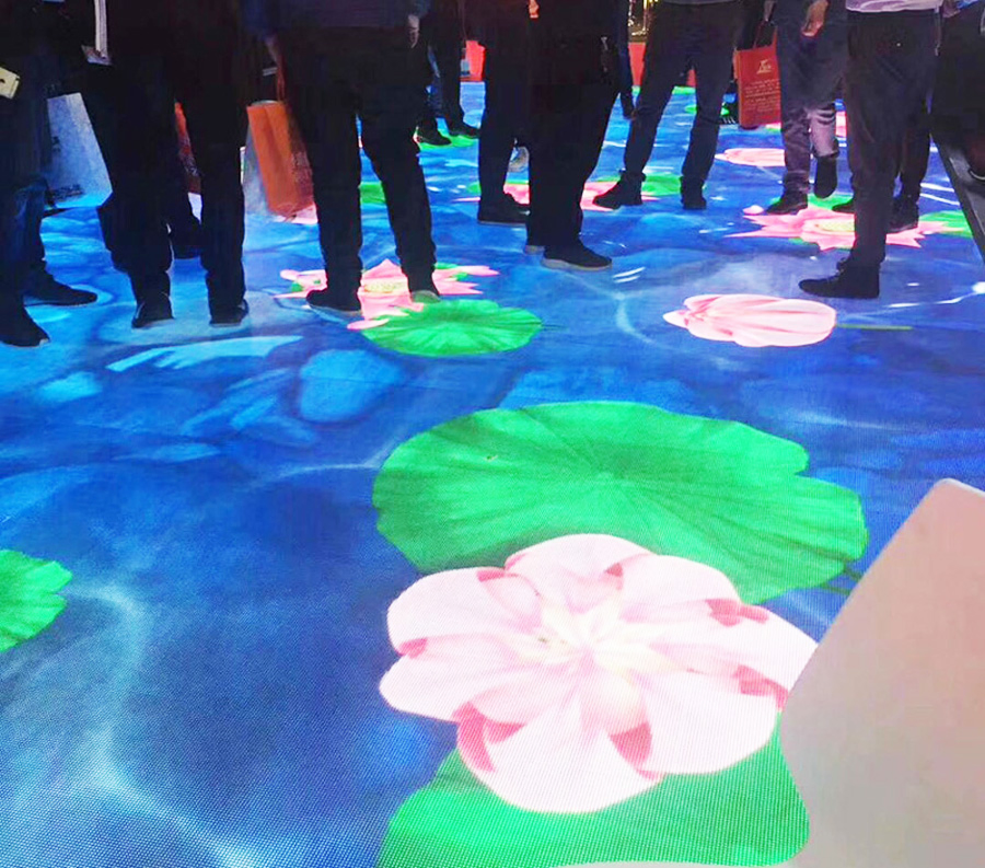 Newest P6.25 HD Interactive Kids Game LED Screen Video Dance Floor Tile Display