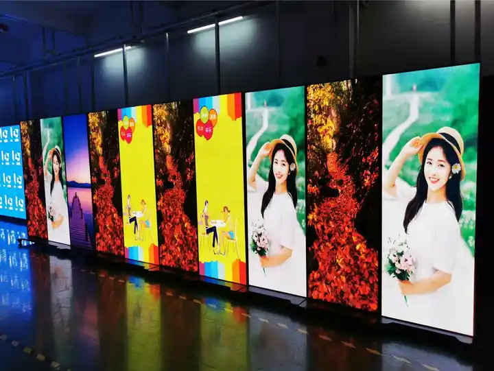 Portable Smart Advertising Player LED Screen Digital Indoor LED Poster Display