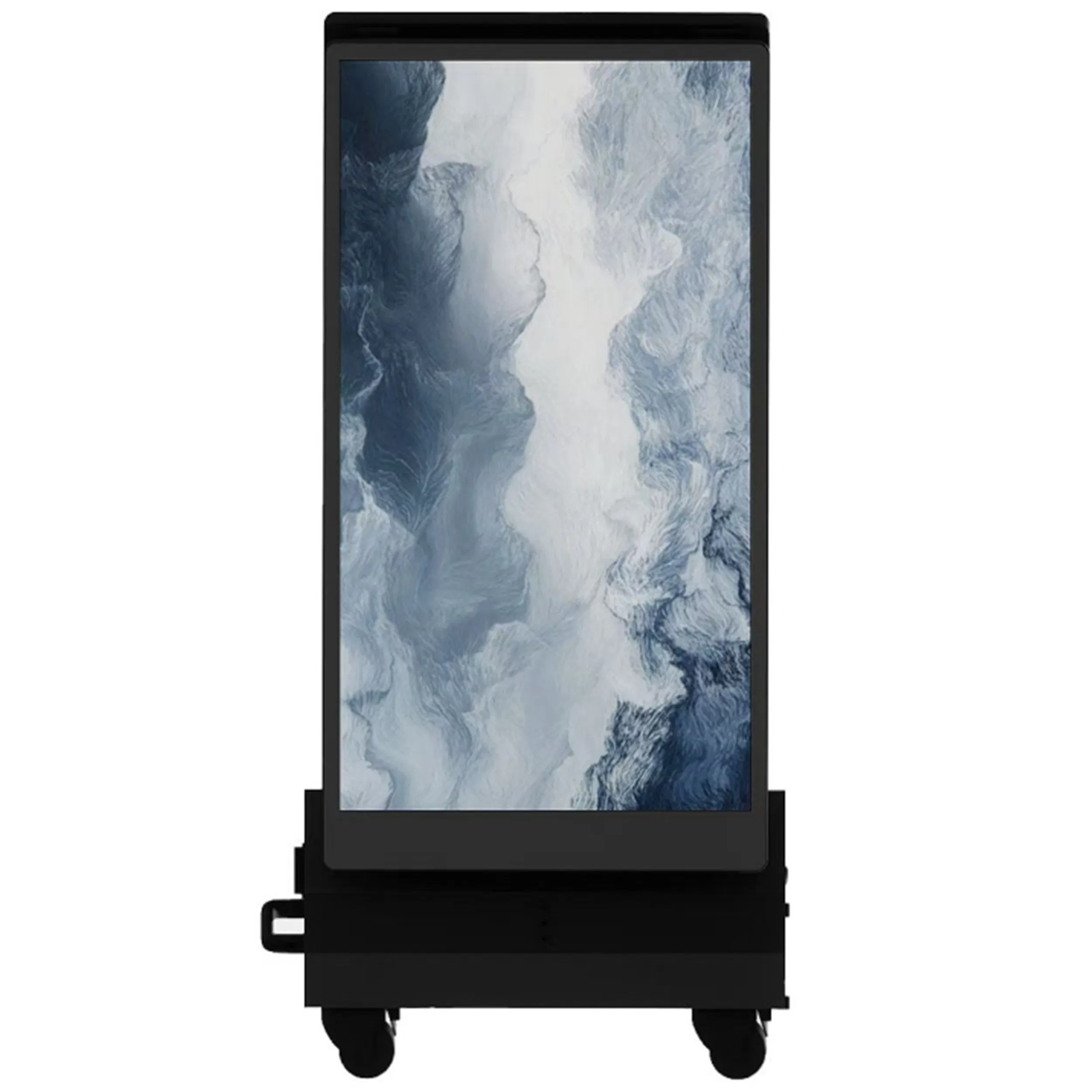 55 65 Inch Digital Signage Double Sided Restaurant Panel Menu Commercial Touch Screen Advertising Kiosk LCD Display