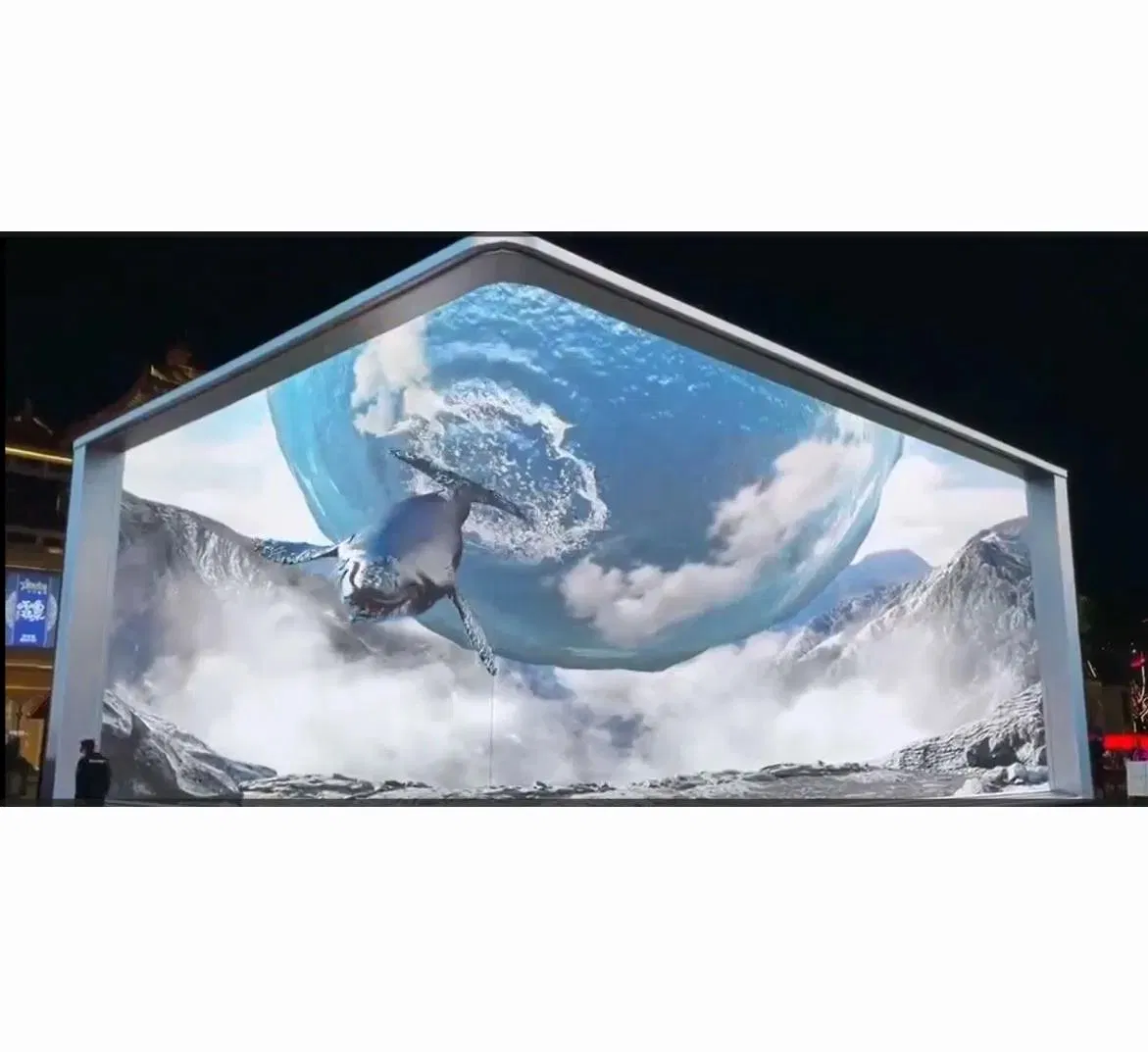 China Guangming 3D Giant External Waterproof P10 LED Display for Outdoor Advertising Screen
