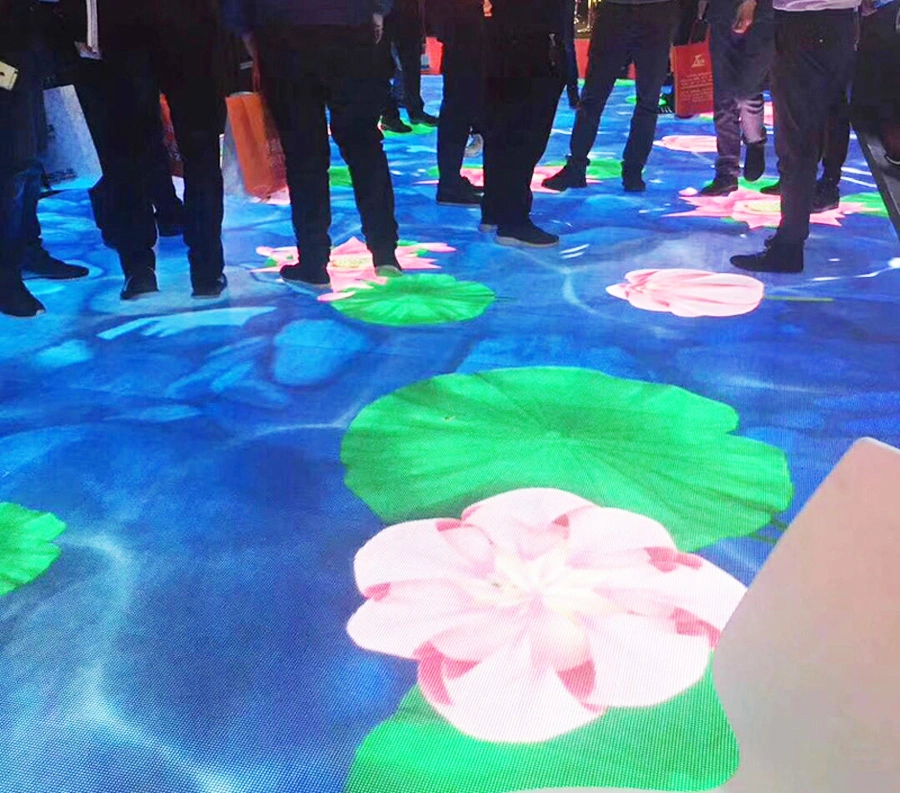 Top Sale LED Stage/DJ Lighting up Screen Interactive HD Video Dance Floor Tile Display