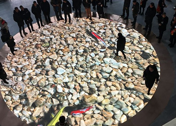 Indoor P4.81 Full-Color Display Interactive Ground Screen Waterproof and Moisture-Proof LED Floor Tile Screen