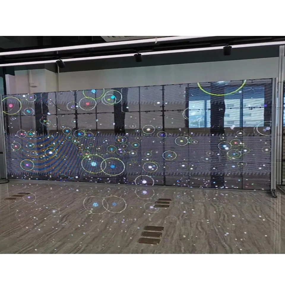 New Design P3.91 Indoor Full Color Transparent LED Display