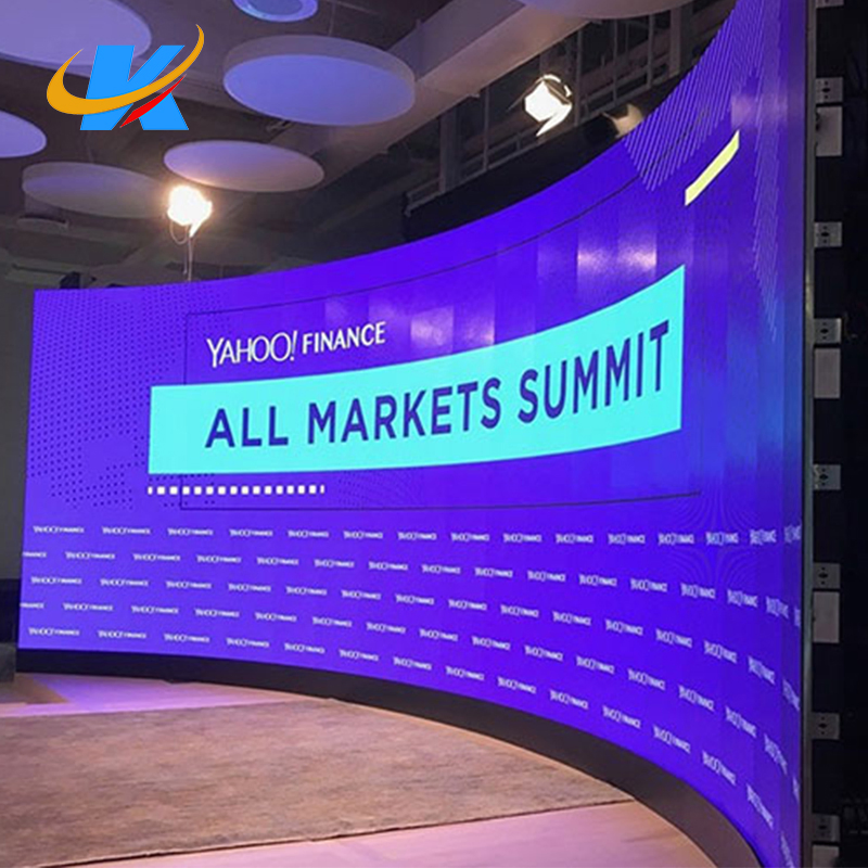 Large P1.25 P1.5 P1.86 Indoor Control Live News Room Flexible LED Display