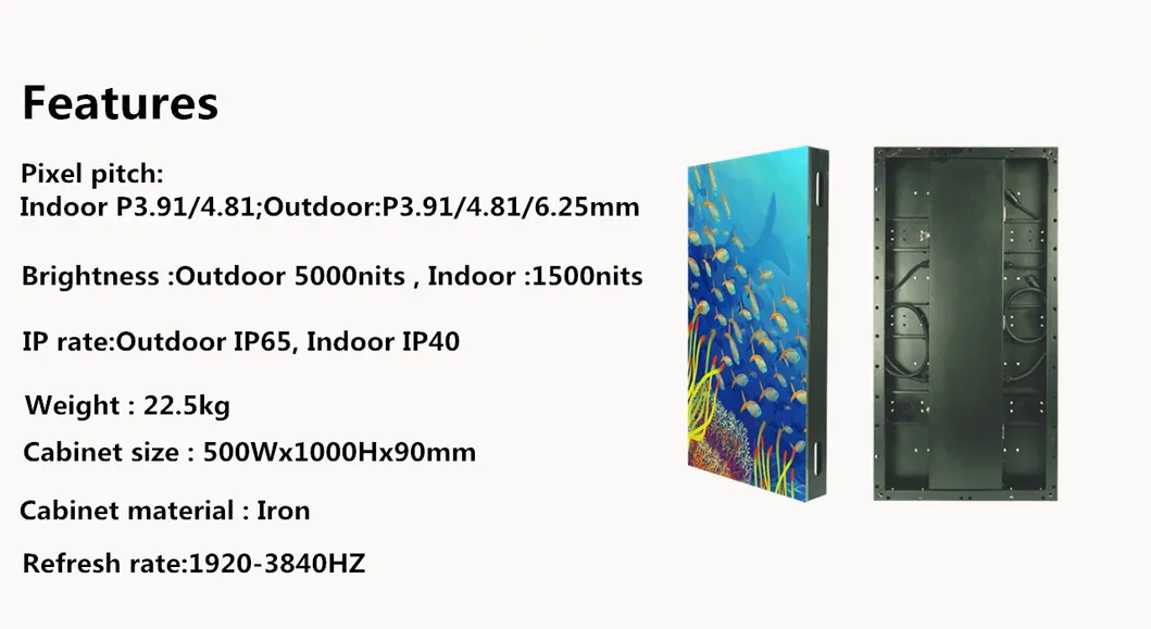 Waterproof IP43 Display