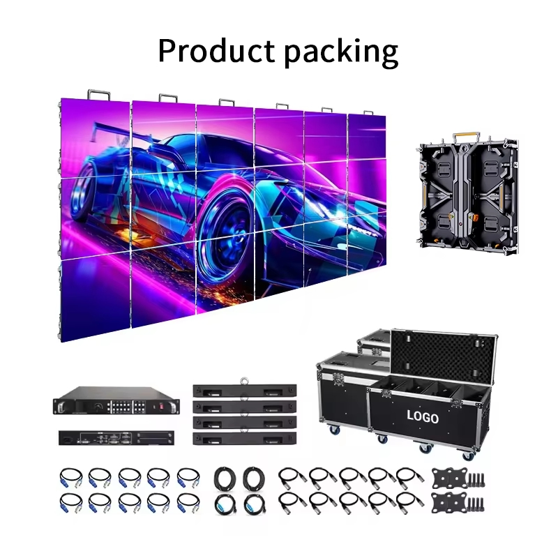 P1.953 Advertising Indoor/Outdoor LED Display Rental Background Screen Easy Installation Digital LED Video Wall