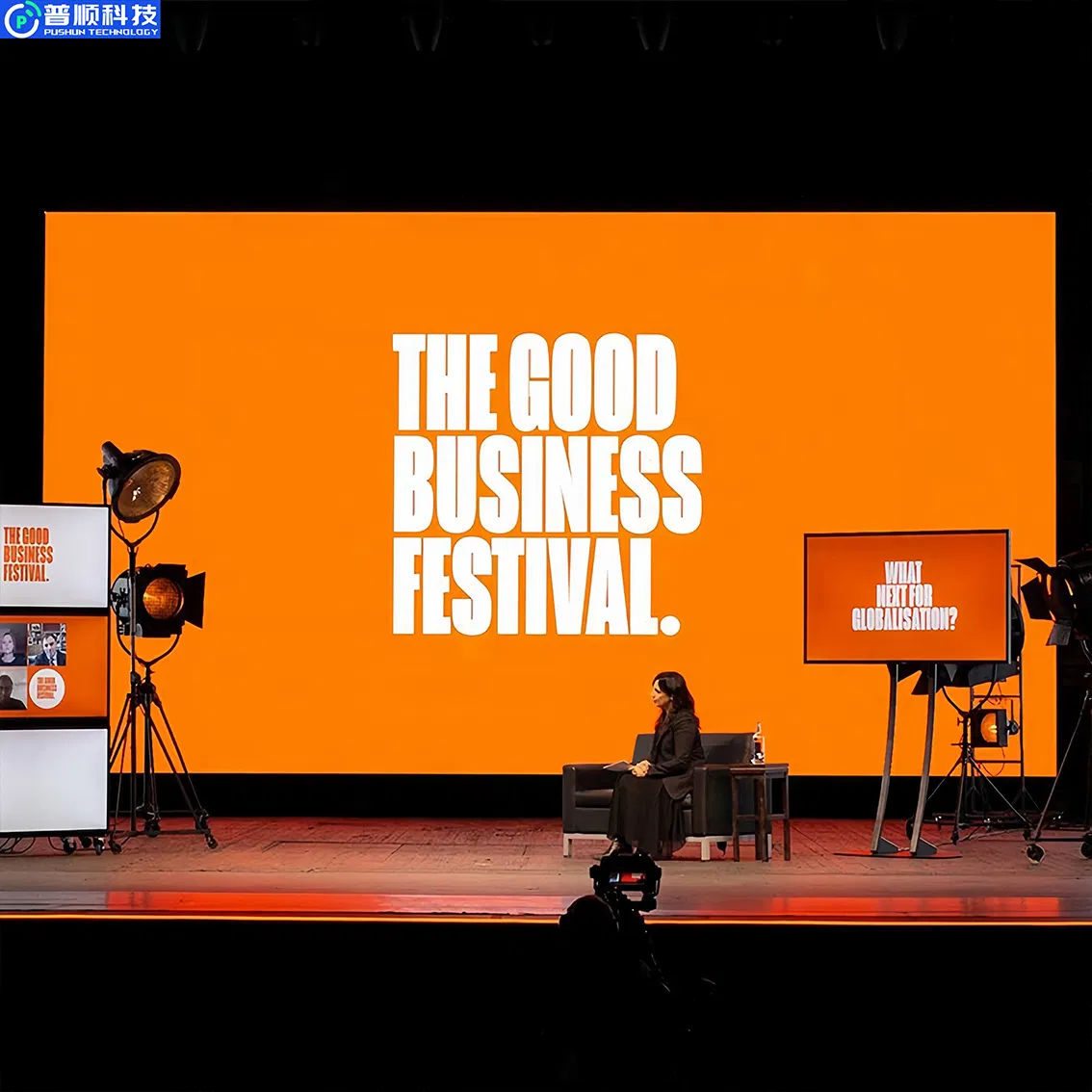 Pushunled 2.5mm 3.91mm 4.81mm Portable Rental LED Screen Display for Events