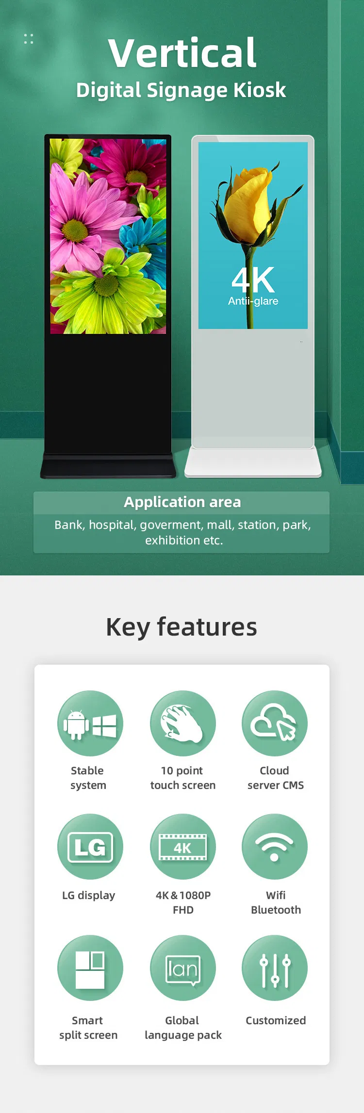 Advertising LCD Screen