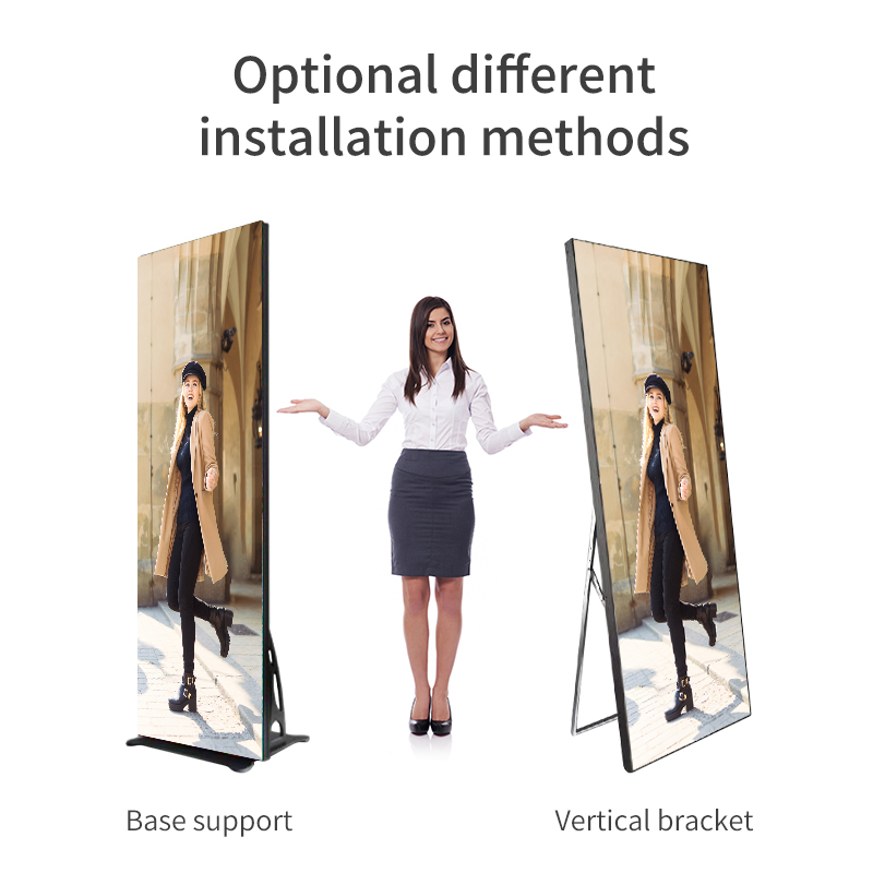 Indoor LED Screen P1.86 P2 P2.5 LED Poster Display Full Color Digital Signage and Display for Shopping Mall LED Poster