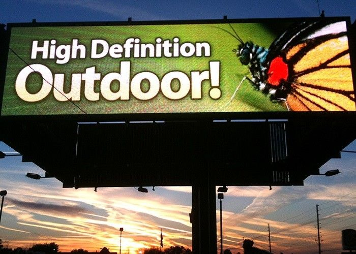 P5 High Brightness Outdoor Waterproof Iron Cabinet Front and Rear Maintenance LED Display Digital Billboard Screen