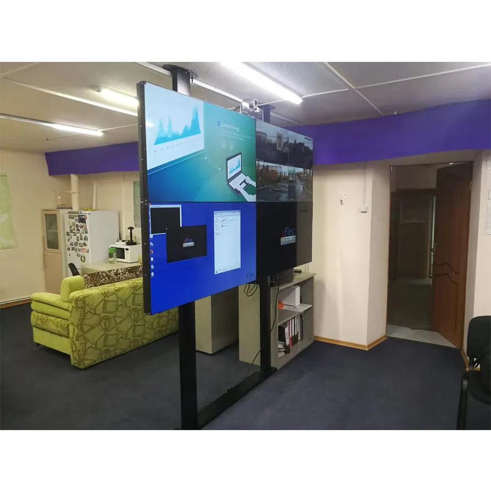 Indoor Wholesale 55 / 65 Inch Background Panel Advertising Display Screen LED LCD TV Video Wall Screen