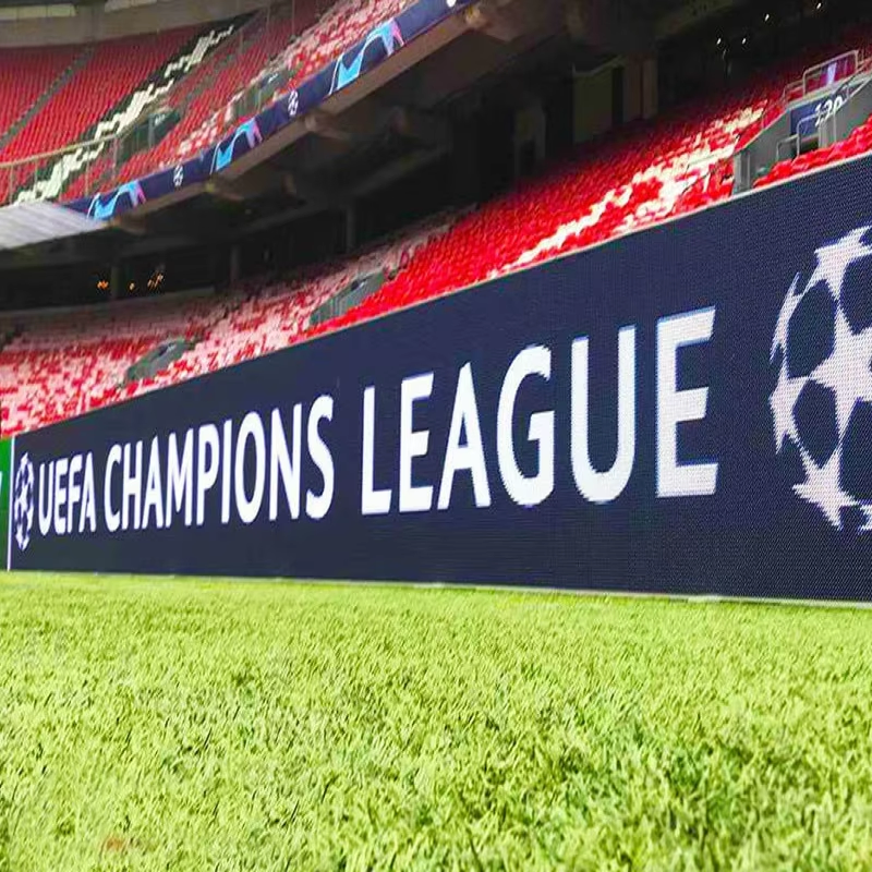 P5 Outdoor LED Display with 5mm Pixel Pitch Large Stadium Perimeter Advertising Football Court Monitor for Airport Shopping Mall