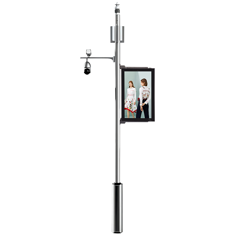 High Brightness Smart City Digital Signage Display IP65 Waterproof Outdoor Street Pole Advertising LED Screen