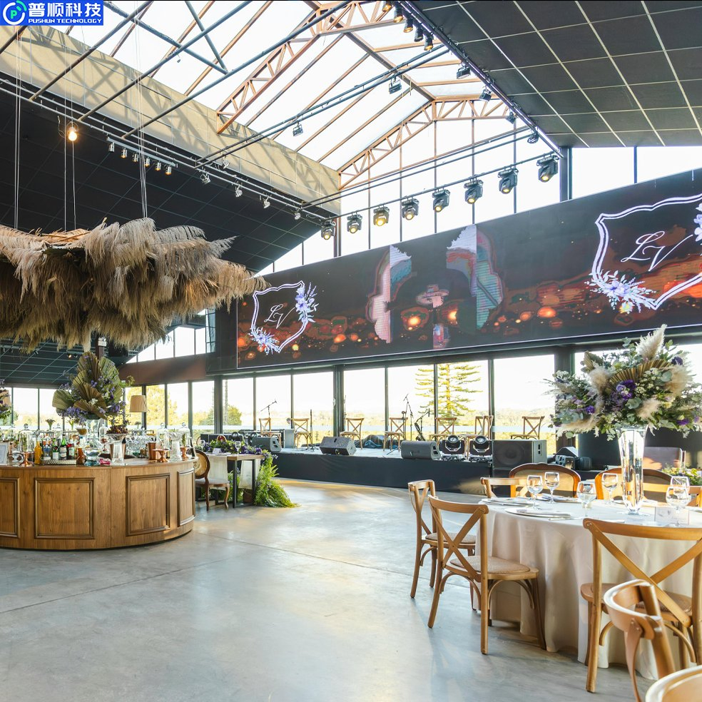 Pushunled Indoor LED Display Small Pitch P1.53 Full Color LED Screen Pantalla