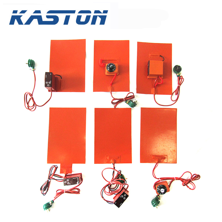 China Manufacture 12V 24V 110V 220V 230V Industrial Electric Pad Heating Element Flexible Silicone Heater