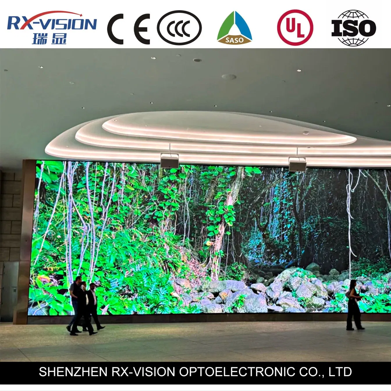 Indoor Fixed Small Pixel Pitch P1.95 P2.5 Seamless LED Wall Full Color Video Display Screen Panels