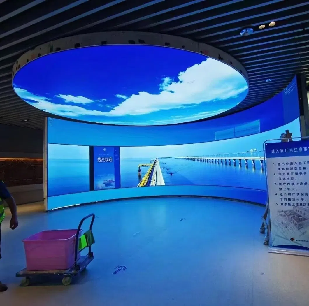 Round LED Screen Detail