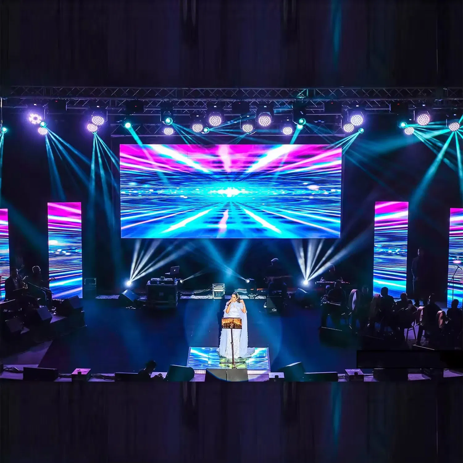 Digital Signage Full Color P2.6 P2.9 HD LED Display Screen Concert LED Screen Panel Wholesale