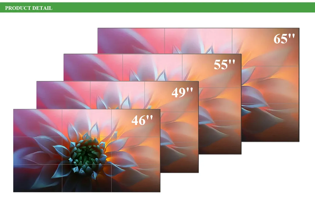 LCD Video Wall Sizes